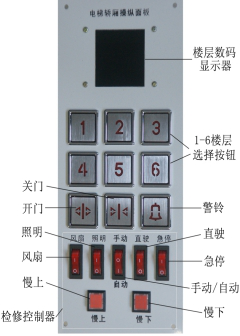 透明电梯教学模型